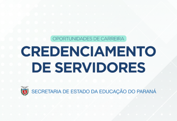 Banner credenciamento de servidores